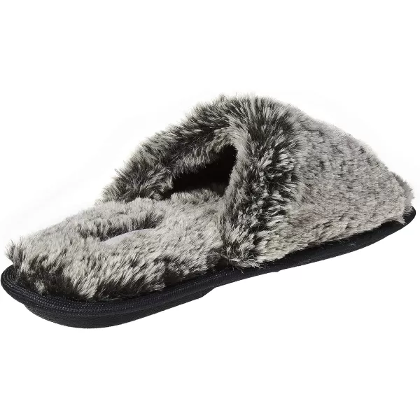 Laura Ashley Ladies Open Toe Plush Terry Slipper