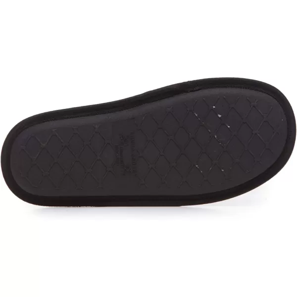 Laura Ashley Ladies Terry Scuff Slipper with Bow 