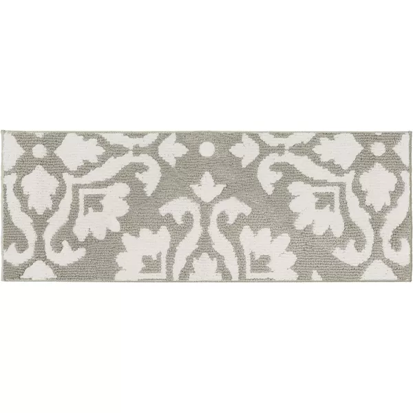 Laura Ashley Mayhew Accent Rug, 36"x60", Light Grey/White
