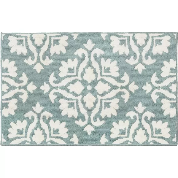Laura Ashley Mayhew Accent Rug, 36"x60", Light Grey/White