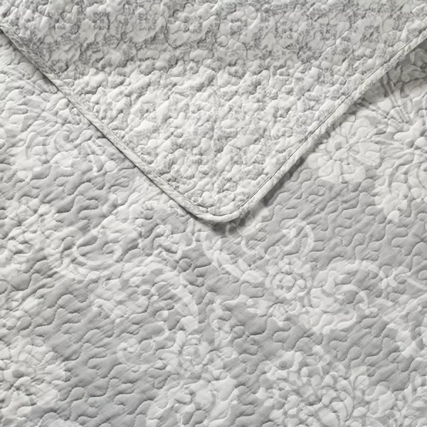 Laura Ashley- Queen Quilt Set, Cotton Reversible Bedding Set with Bonus Pillow Cover, All Season Cottage Home Décor 