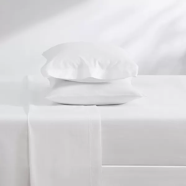 Laura Ashley - Queen Sheet Set, Cotton Percale Bedding Set, Crisp &amp; Cool Home Decor 