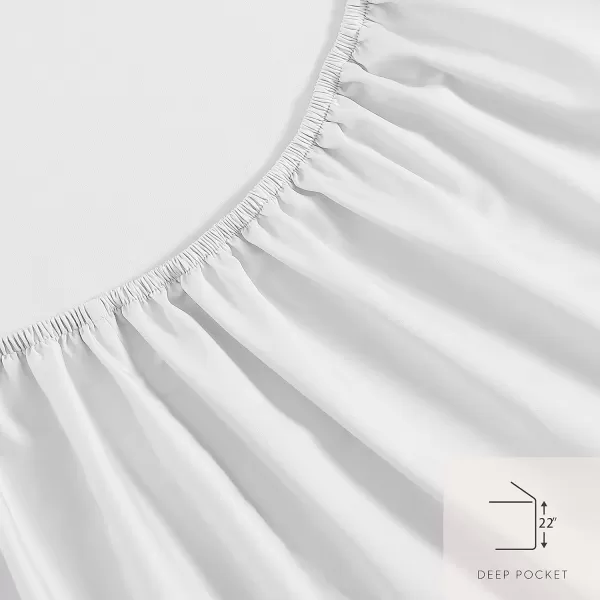 Laura Ashley- Queen Sheet Set, Luxury Sateen Cotton Bedding, 800 Thread Count, Soft &amp; Smooth Home Decor 