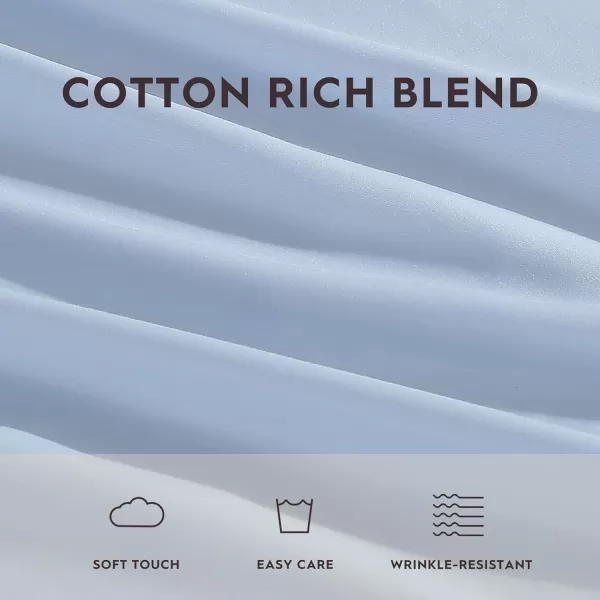 Laura Ashley- Queen Sheet Set, Luxury Sateen Cotton Bedding, 800 Thread Count, Soft &amp; Smooth Home Decor 