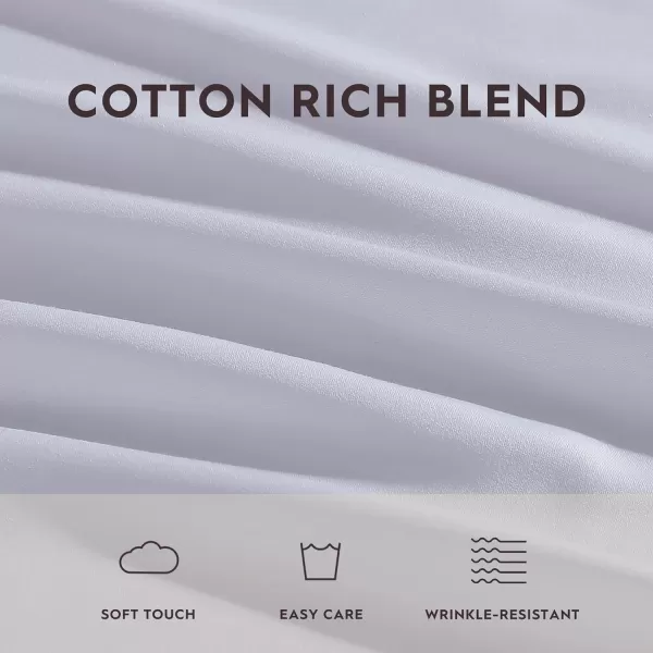 Laura Ashley- Queen Sheet Set, Luxury Sateen Cotton Bedding, 800 Thread Count, Soft &amp; Smooth Home Decor 