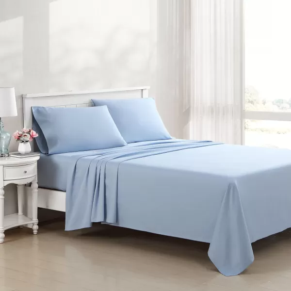 Laura Ashley- Queen Sheet Set, Luxury Sateen Cotton Bedding, 800 Thread Count, Soft &amp; Smooth Home Decor 