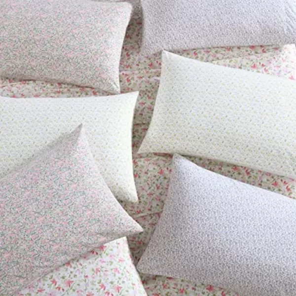Laura Ashley - Queen Sheets, Cotton Percale Bedding Set, Lightweight &amp; Breathable Home Decor 