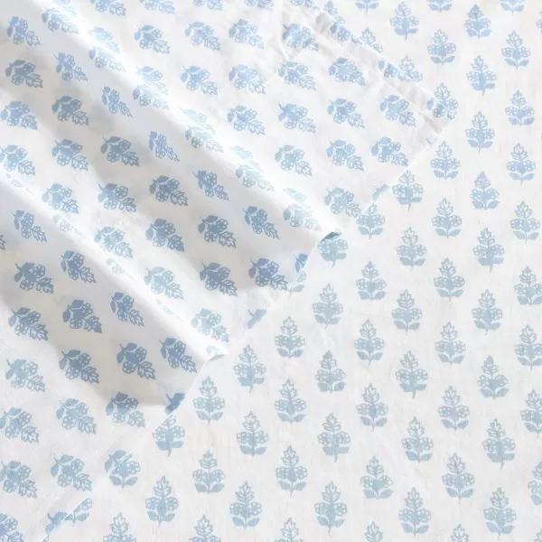Laura Ashley - Queen Sheets, Cotton Percale Bedding Set, Lightweight &amp; Breathable Home Decor 