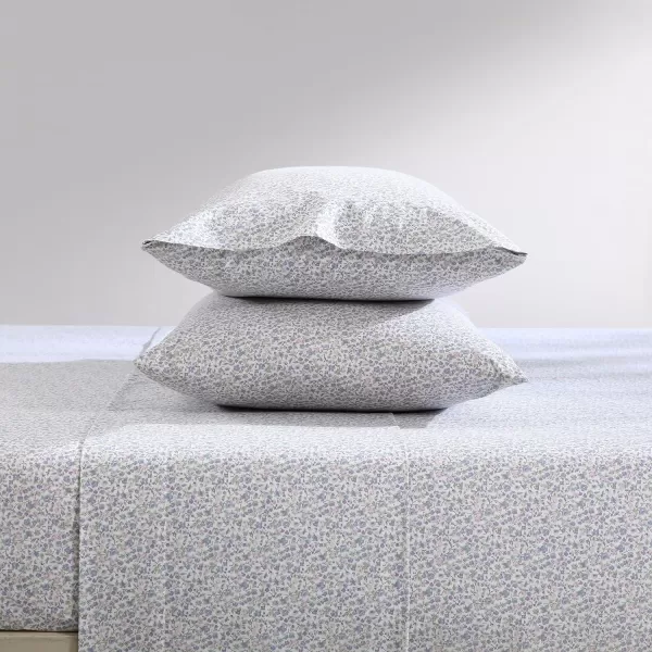 Laura Ashley - Queen Sheets, Cotton Percale Bedding Set, Lightweight &amp; Breathable Home Decor 