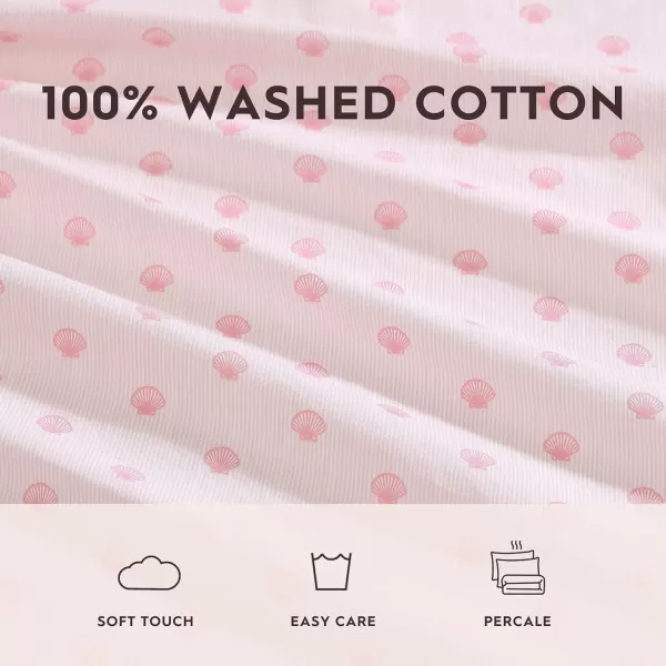 Laura Ashley - Queen Sheets, Cotton Percale Bedding Set, Lightweight &amp; Breathable Home Decor 