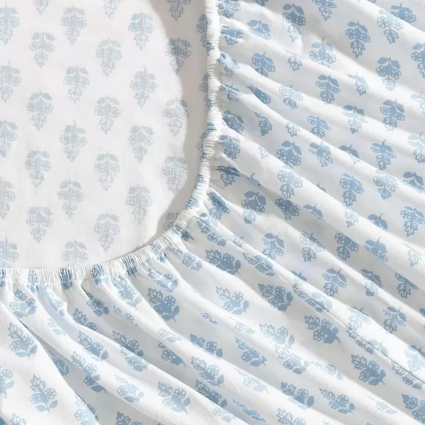 Laura Ashley - Queen Sheets, Cotton Percale Bedding Set, Lightweight &amp; Breathable Home Decor 