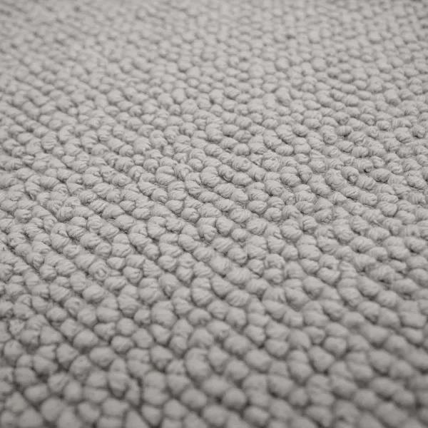 Laura Ashley Reversible Crochet Beaded Bath Rug, 17 in. x 24 in., Aqua