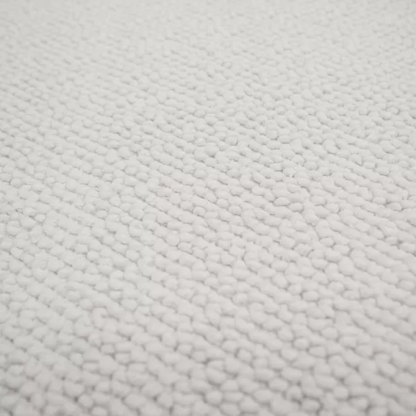 Laura Ashley Reversible Crochet Beaded Bath Rug, 17 in. x 24 in., Aqua