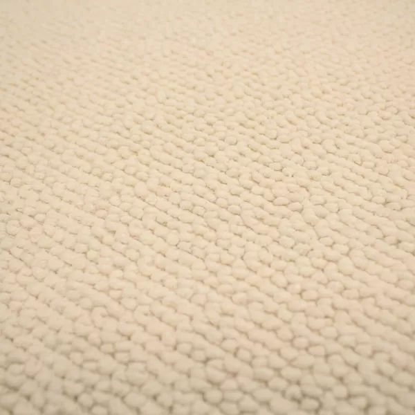Laura Ashley Reversible Crochet Beaded Bath Rug, 17 in. x 24 in., Aqua