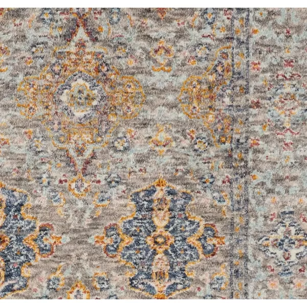 Laura Ashley Turkish Mystic Chenille Accent Rug - Mason | Modern Home Décor | Measures 26.5"X45" | Grey and Blue