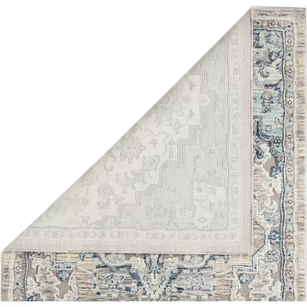 Laura Ashley Turkish Mystic Chenille Accent Rug - Randy | Modern Home Décor | Measures 26.5"X45" | Blue