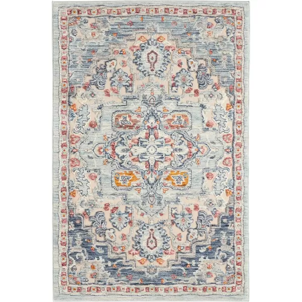 Laura Ashley Turkish Mystic Chenille Accent Rug - Randy | Modern Home Décor | Measures 26.5"X45" | Blue