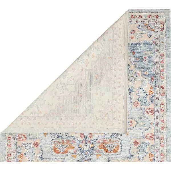 Laura Ashley Turkish Mystic Chenille Accent Rug - Randy | Modern Home Décor | Measures 26.5"X45" | Blue