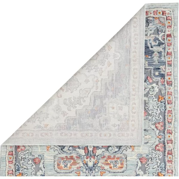 Laura Ashley Turkish Mystic Chenille Accent Rug - Randy | Modern Home Décor | Measures 26.5"X45" | Blue