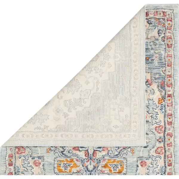 Laura Ashley Turkish Mystic Chenille Accent Rug - Randy | Modern Home Décor | Measures 26.5"X45" | Blue