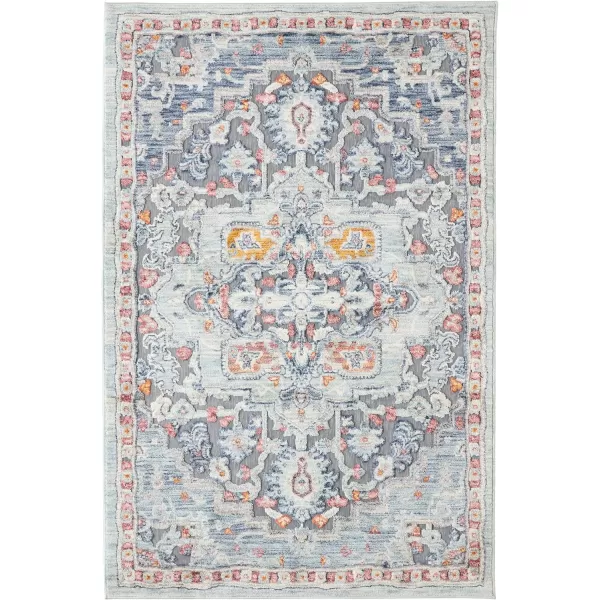 Laura Ashley Turkish Mystic Chenille Accent Rug - Randy | Modern Home Décor | Measures 26.5"X45" | Blue