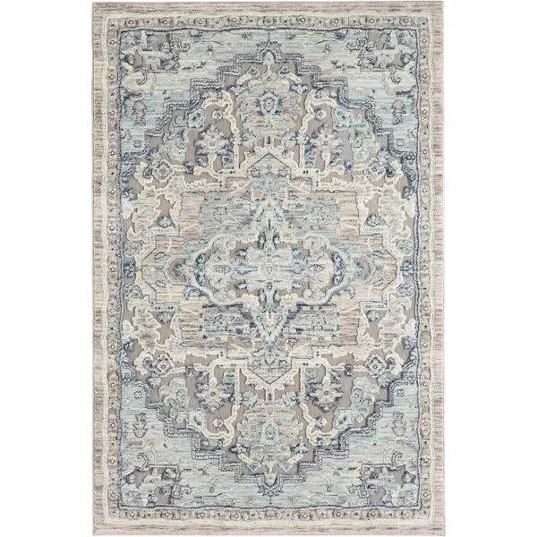 Laura Ashley Turkish Mystic Chenille Accent Rug - Randy | Modern Home Décor | Measures 26.5"X45" | Blue