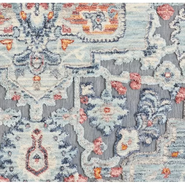 Laura Ashley Turkish Mystic Chenille Accent Rug - Randy | Modern Home Décor | Measures 26.5"X45" | Blue