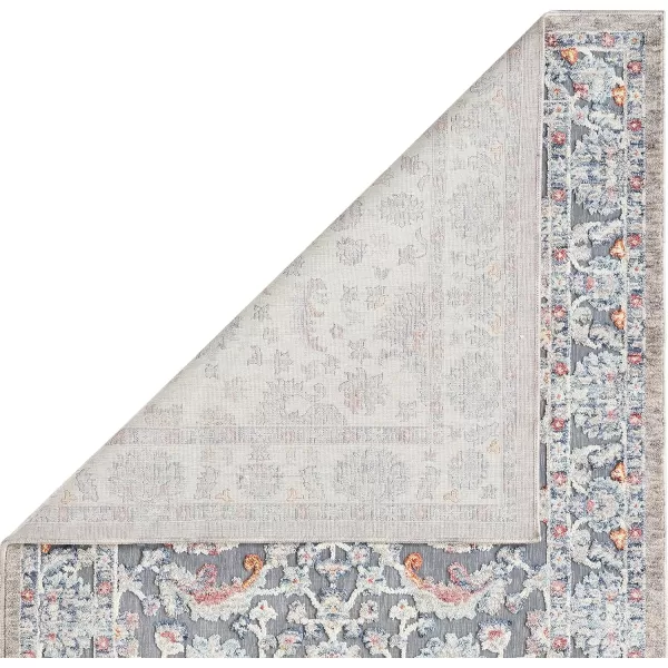 Laura Ashley Turkish Mystic Chenille Area Rug - Genevive | Modern Home Décor | Measures 5'X7' | Navy Blue