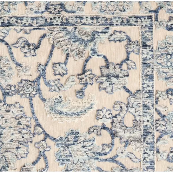 Laura Ashley Turkish Mystic Chenille Area Rug - Genevive | Modern Home Décor | Measures 5'X7' | Navy Blue