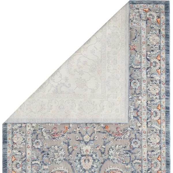 Laura Ashley Turkish Mystic Chenille Area Rug - Genevive | Modern Home Décor | Measures 5'X7' | Navy Blue