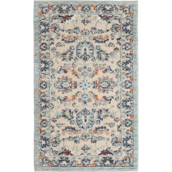 Laura Ashley Turkish Mystic Chenille Area Rug - Genevive | Modern Home Décor | Measures 5'X7' | Navy Blue