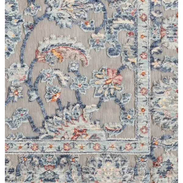 Laura Ashley Turkish Mystic Chenille Area Rug - Genevive | Modern Home Décor | Measures 5'X7' | Navy Blue