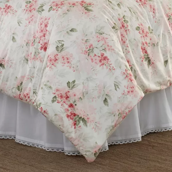 Laura Ashley - Twin Comforter Set, Luxury Bedding with Matching Sham, Stylish Home Decor for All Seasons 