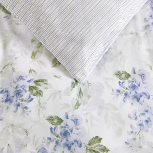 Laura Ashley- Twin Duvet Cover Set, Plush Velvet Bedding Set, Designer Home Decor 