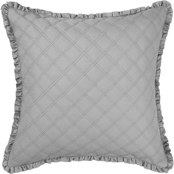 Laura Ashley- Twin Duvet Cover Set, Reversible Cotton Bedding Set, Includes Matching Sham with Bonus Euro Sham &amp; Throw Pillow Covers 