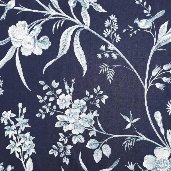 Laura Ashley- Twin Duvet Cover Set, Reversible Cotton Bedding Set, Includes Matching Sham with Bonus Euro Sham &amp; Throw Pillow Covers 