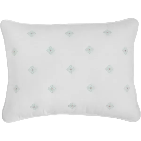 Laura Ashley- Twin Duvet Cover Set, Reversible Cotton Bedding Set, Includes Matching Sham with Bonus Euro Sham &amp; Throw Pillow Covers 