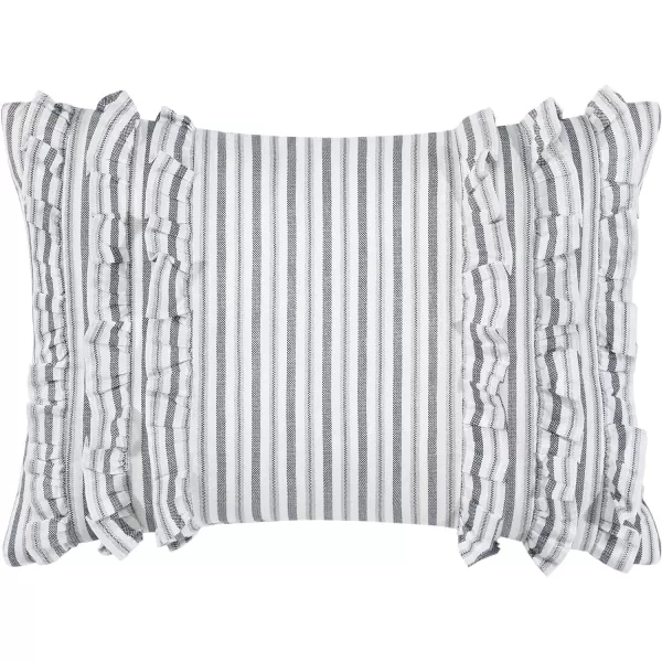 Laura Ashley- Twin Duvet Cover Set, Reversible Cotton Bedding Set, Includes Matching Sham with Bonus Euro Sham &amp; Throw Pillow Covers 