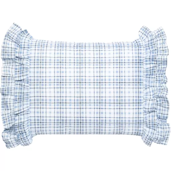 Laura Ashley - Twin Duvet Cover Set, Reversible Cotton Bedding with Matching Sham, Includes Bonus Euro Sham &amp; Throw Pillow Covers 