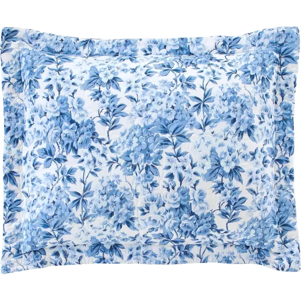 Laura Ashley- Twin Quilt Set, Cotton Reversible Bedding Set, All Season Cottage Home Décor 