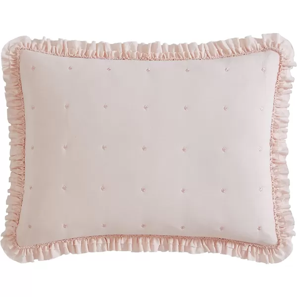 Laura Ashley- Twin Quilt Set, Reversible Bedding Set Including Sham, All Season Farmhouse Home Décor 