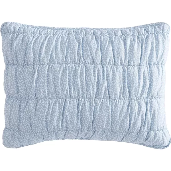 Laura Ashley- Twin Quilt Set, Reversible Bedding Set with Matching Sham, Lightweight Home Decor for All Seasons 