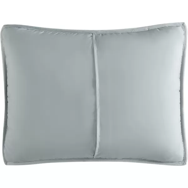 Laura Ashley - Twin Quilt Set, Solid Velvet Reversible Bedding, All Season Home Decor with Sham &amp; Bonus Pillow Cover 