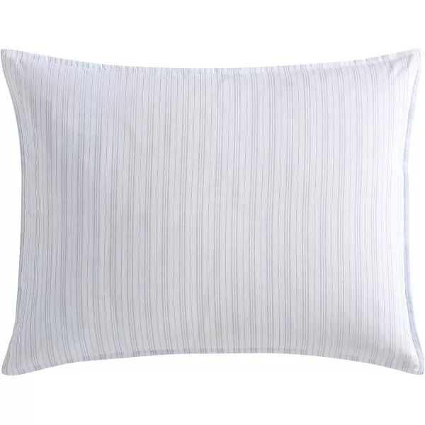 Laura Ashley- Twin XL Comforter Set, Reversible Cotton Bedding with Matching Sham, Farmhouse Home Décor 