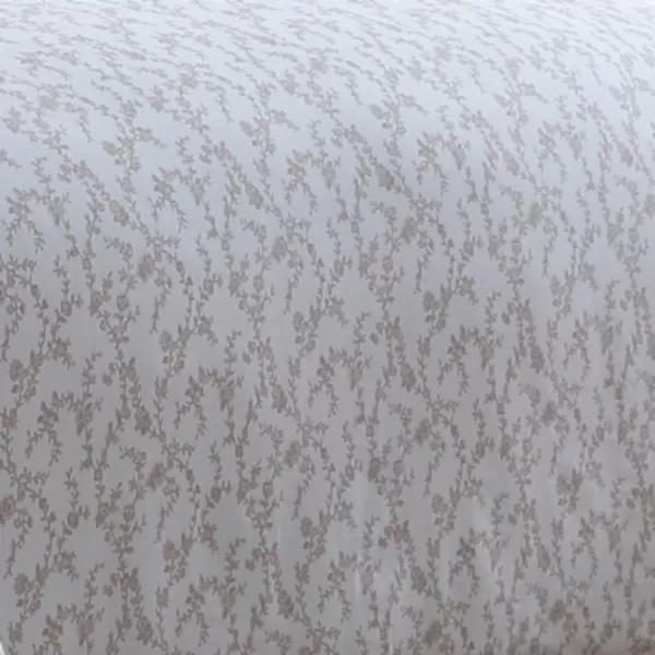 Laura Ashley Victoria Collection Luxury Premium Ultra Soft Duvet Set, Lightweight &amp; Comfortable Bedding, Stylish Design for Home Décor, Full/Queen, Taupe