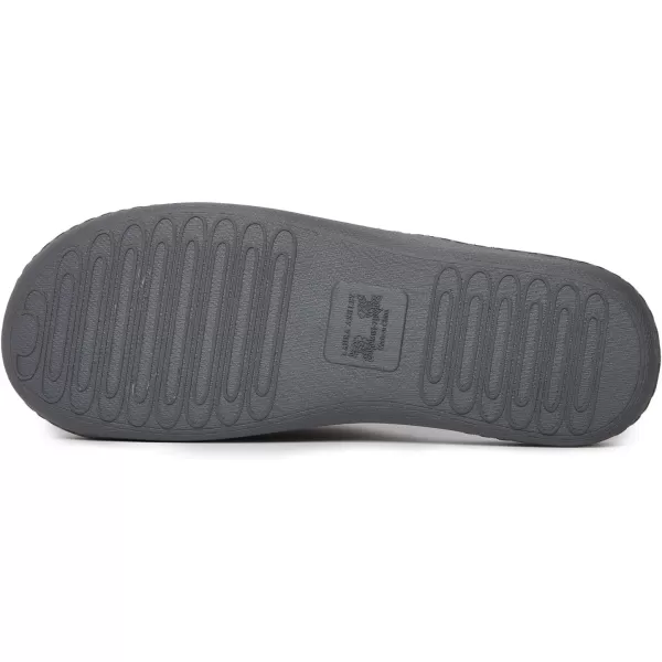 Laura Ashley Womens Rugged Memory Foam Terry Cloth Spa Slippers, Soft Non Slip Rubber Bottom Closed Toe House Slider Slipper