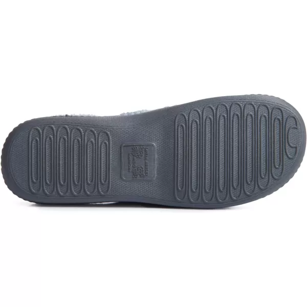 Laura Ashley Womens Rugged Memory Foam Terry Cloth Spa Slippers, Soft Non Slip Rubber Bottom Closed Toe House Slider Slipper