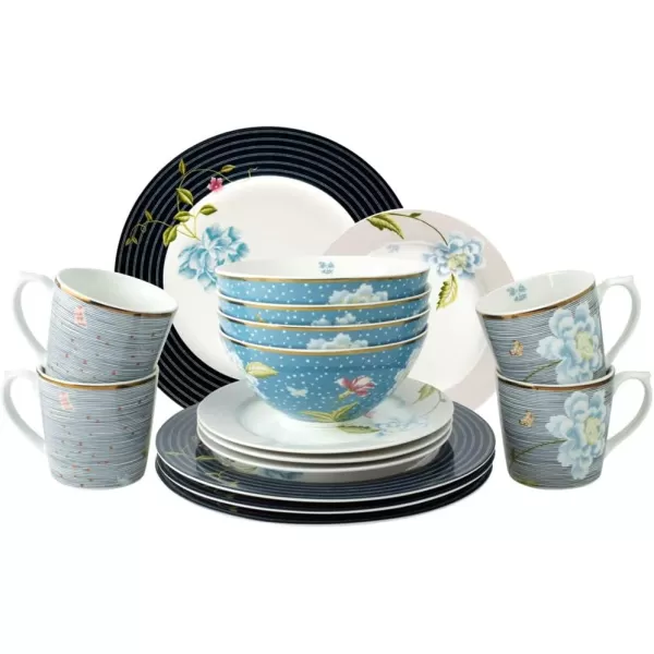 Set/16 pcs dinnerset in giftbox Laura Ashley Heritage Collectables