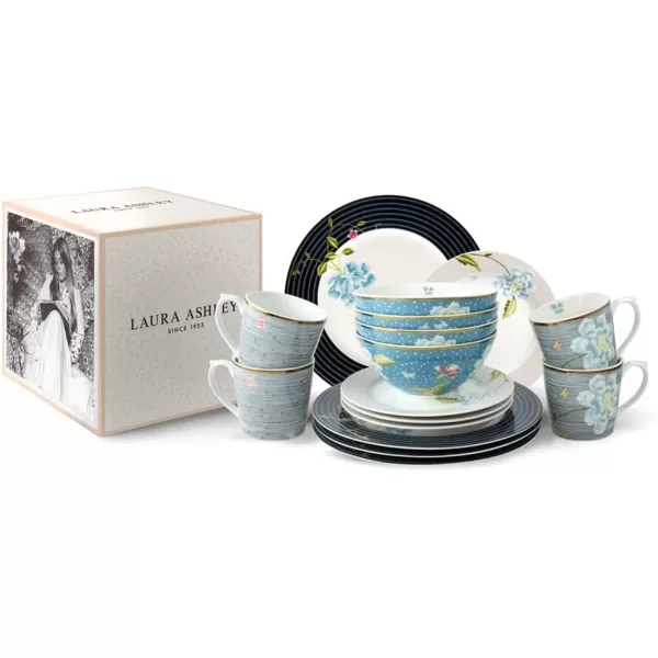 Set/16 pcs dinnerset in giftbox Laura Ashley Heritage Collectables