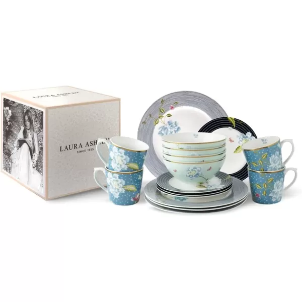 Set/16 pcs dinnerset in giftbox Laura Ashley Heritage Collectables
